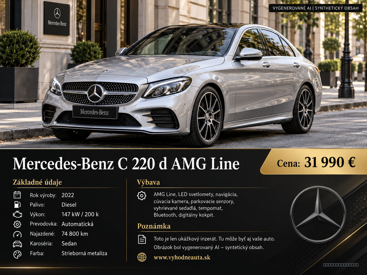 Mercedes-Benz C-Class Mercedes-Benz C 220 d AMG Line